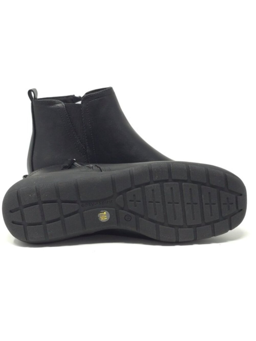Easy Spirit Aleena3 Black Leather Comfort Ankle Booties Size 7.5M - Picture 6 of 9